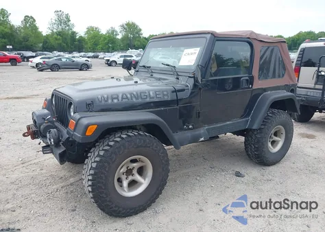1997 Jeep Wrangler Sahara из США, поврежденный, VIN 1J4FY49S5VP466689